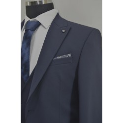 3022 YELEKLİ TAKIM ELBİSE LİCRALI LACİVERT