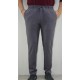 3033 Çelikli Örme Jogger Pantolon Füme