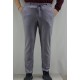 3033 Çelikli Örme Jogger Pantolon Gri