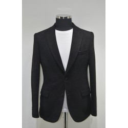 5118 Şöni Slimfit  Örme Ceket Sİyah