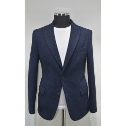 5118 Şöni Slimfit  Örme Ceket Lacivert