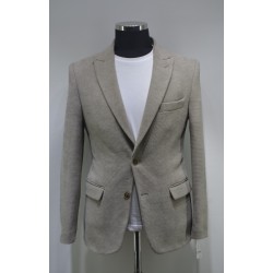 5118 Şöni Slimfit  Örme Ceket Bej
