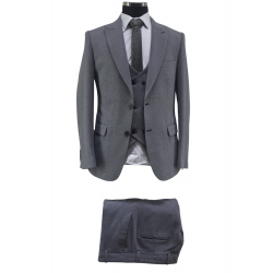 2836 Yelekli Takım Elbise Lacivert