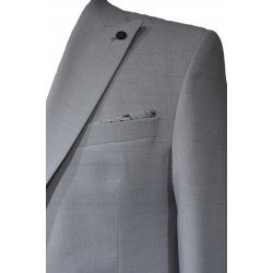 2840 Poliyün Yelekli Takım Elbise Gri