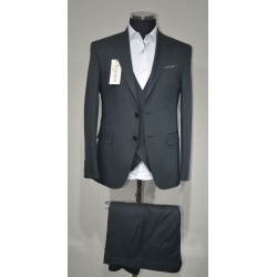 2840 Poliyün Yelekli Takım Elbise Yeşil