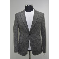 5116 Örme Tek Ceket Siyah